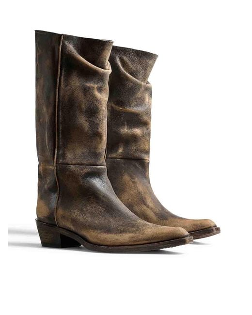 Khaite Brown Clive Boot