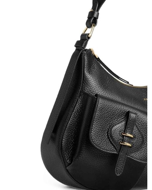 Coccinelle Black Handbag Grained Leather Noir
