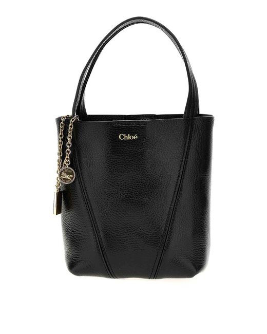 Chloé Black Spin Handbag