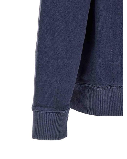 Polo Ralph Lauren Blue Vintage Print Hoodie for men