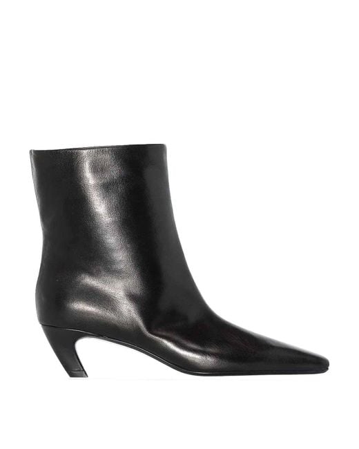 Khaite Black Arizona Ankle Boot