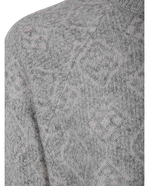 Brunello Cucinelli Gray Roundneck Sweater for men
