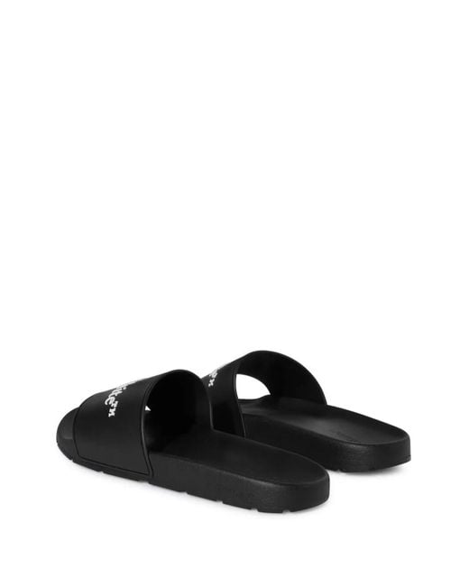 Off-White c/o Virgil Abloh Black Bookish Sliders for men