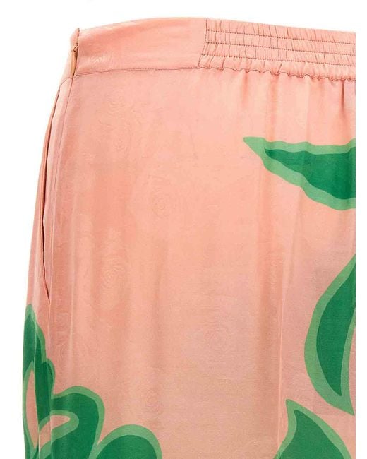 Etro Green Silk Pants