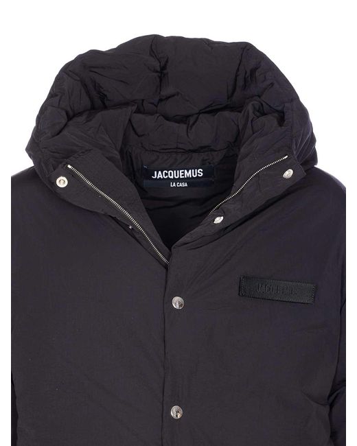 Jacquemus Blue Puffer Jacket for men