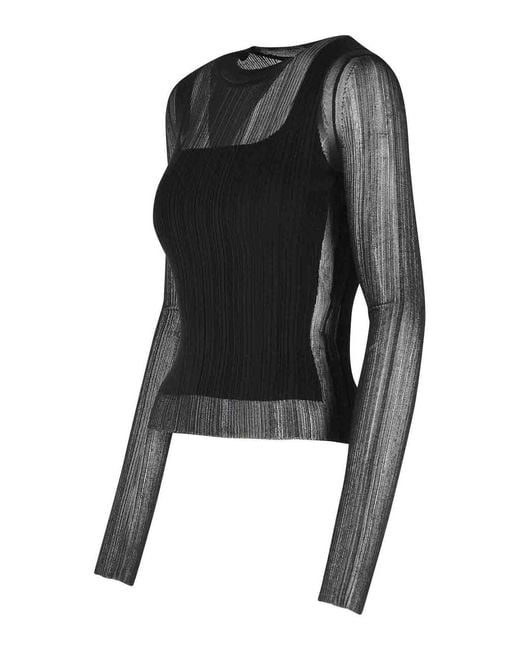 Sportmax Black Buono Sweater