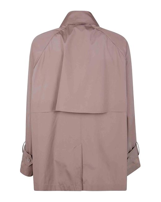 Joseph Purple Pinot Coat Rainwear