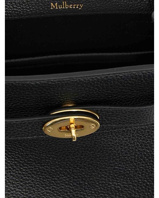 Mulberry Black Islington Bucket Bag