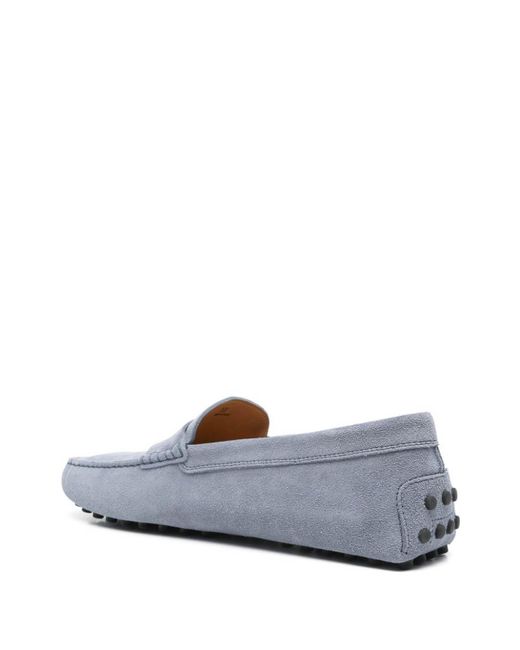 Tod's Gray Rubber Moccasin for men