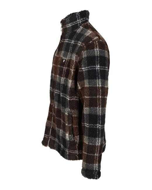 Barbour Black Tartan Fleece for men