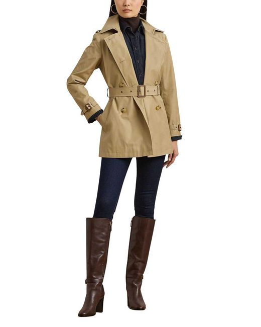 Ralph Lauren Natural Db Blt Tr30 Lined Coat
