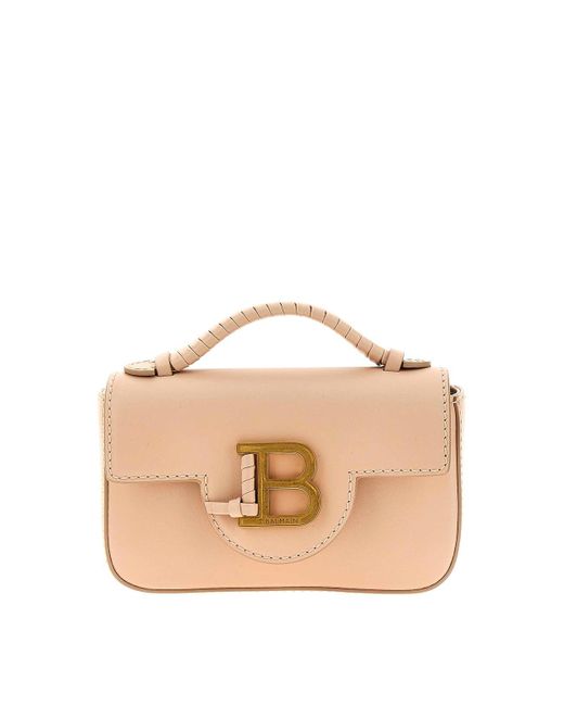 Balmain Natural B-buzz Mini Handbag