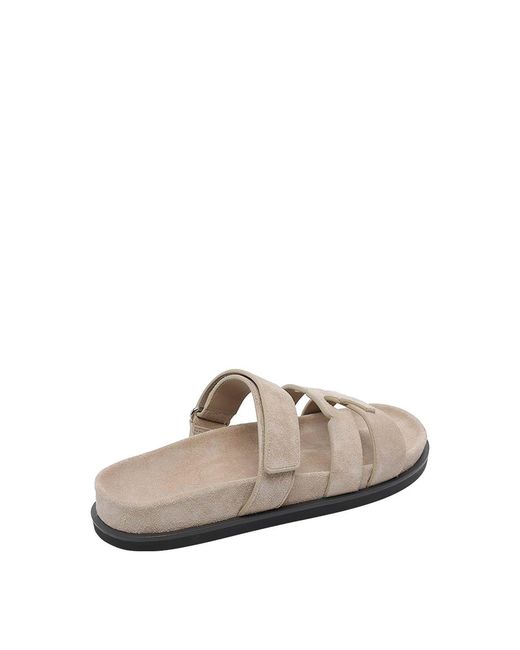 Tory Burch Brown Ines Sport Slides