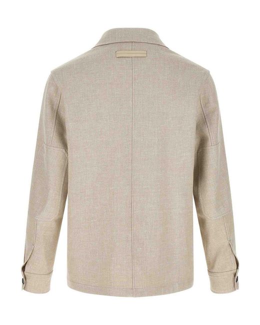 Zegna Natural Overshirt for men