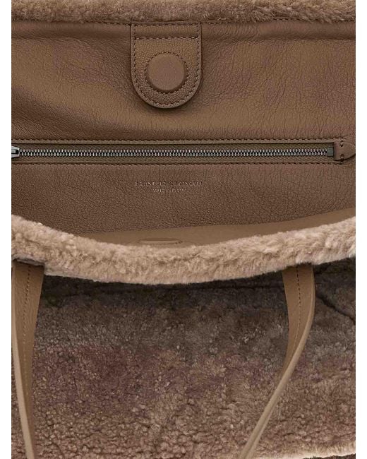 Brunello Cucinelli Brown Bc Duo Large Shoulder Bag