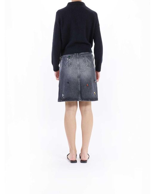 Marc Jacobs Blue Cableknit Charm Cardigan