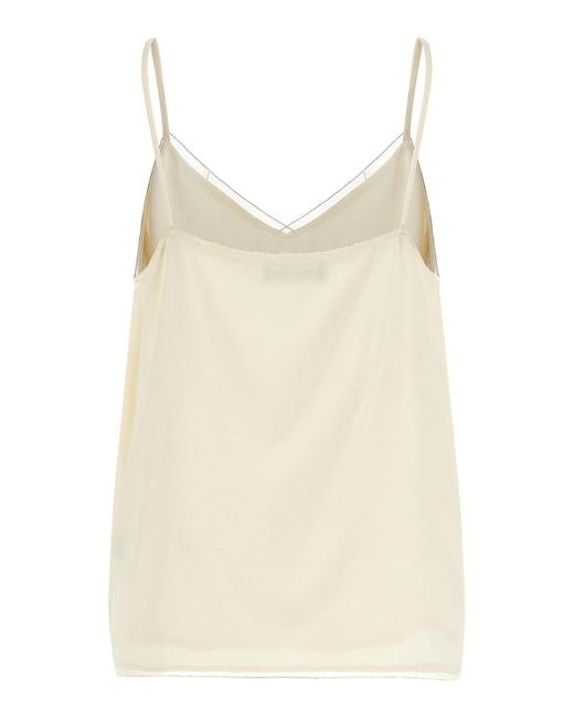 Fabiana Filippi Natural 'Filo Diamante' Top
