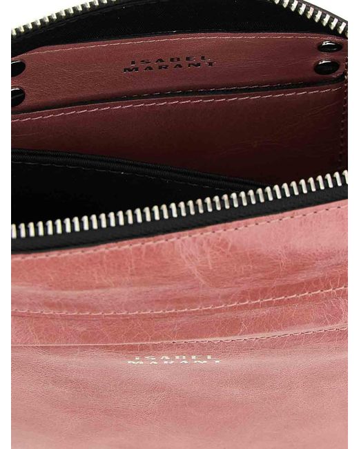 Isabel Marant Pink Winna Duo Crossbody Bag
