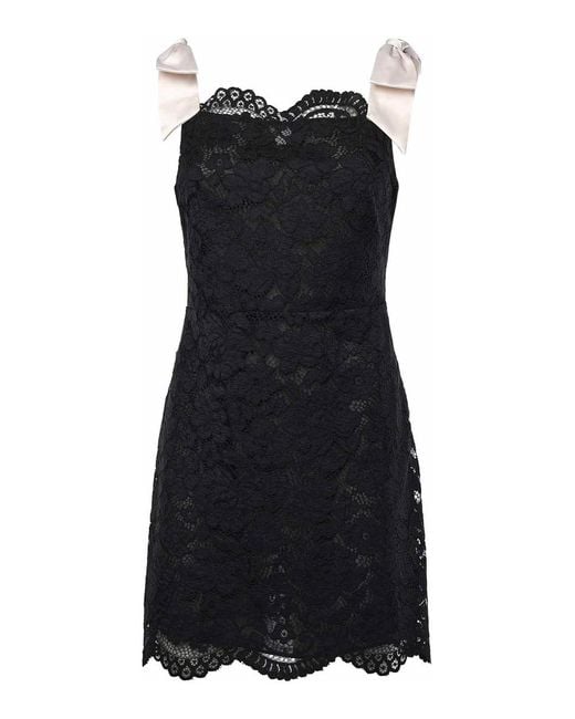 For Love & Lemons Lakeside Lace Mini Dress in Black | Lyst