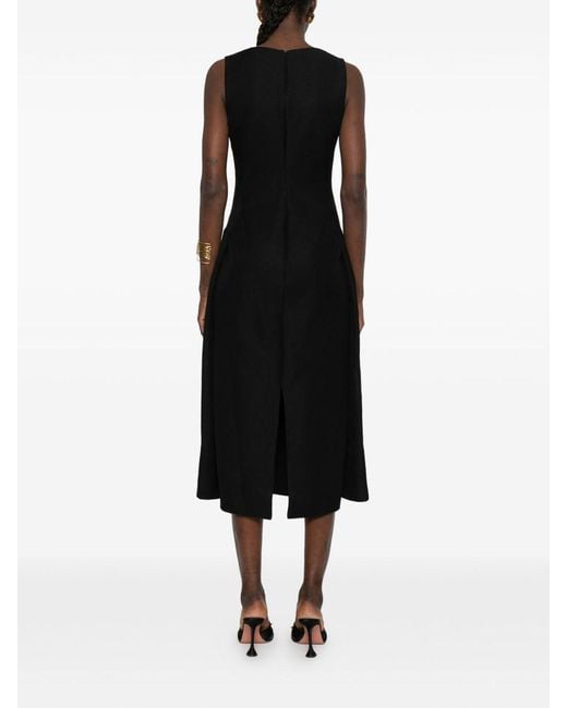 Jacquemus Black La Robe Tablier Long Dress