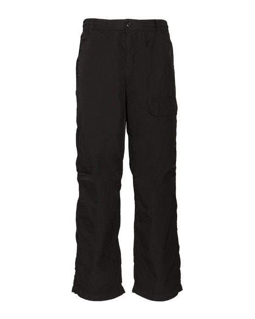 C P Company Black Cargo Pants for men