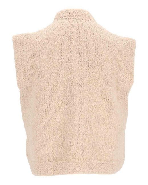 Forte_forte Black Jacquard Vest