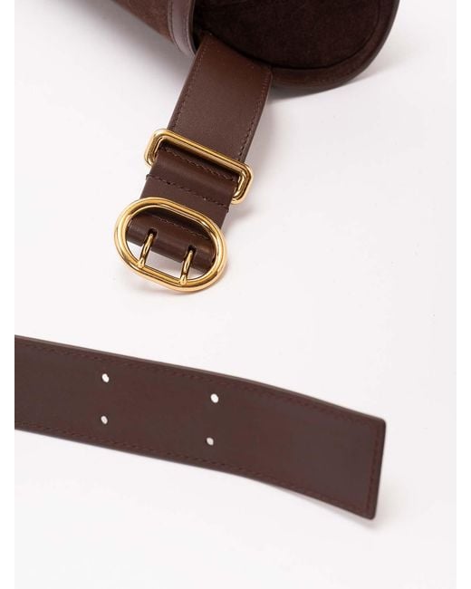 Jil Sander Brown 'Cannolo' Small Bag