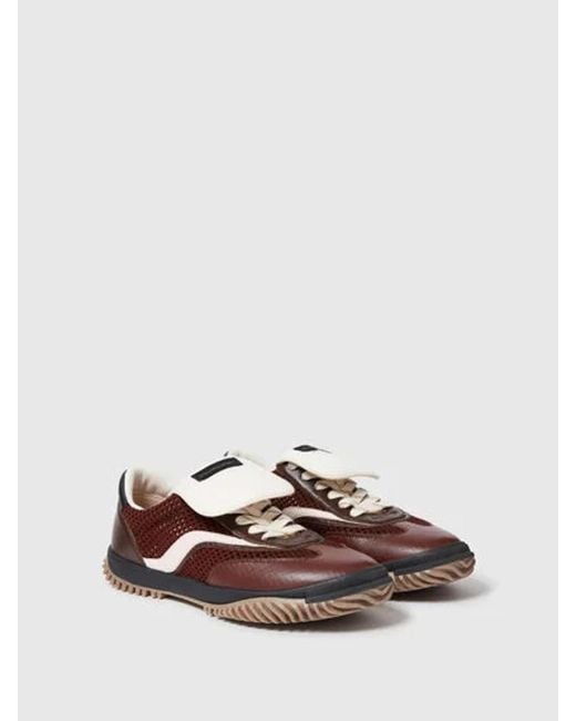 Stella McCartney Brown S Wave Sport Sneakers With Mesh Panels