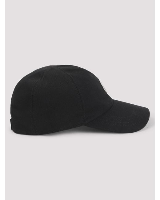 Moncler Black Baseball Hat