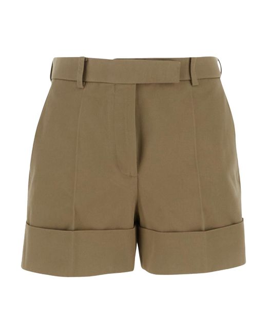 Thom Browne Green Khaki Shorts