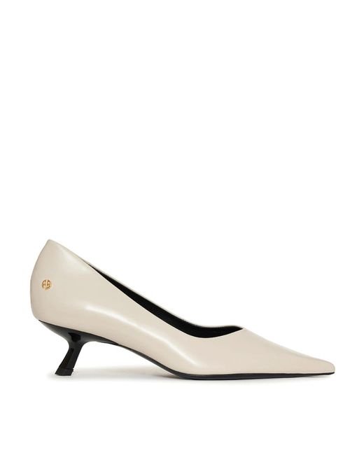 Anine Bing Natural Ivory Pumps