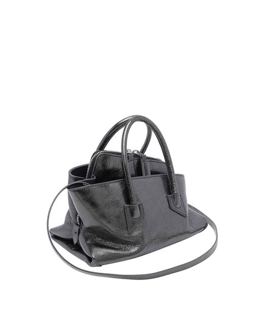 The Attico Gray Mini La Passeggiata Handbag