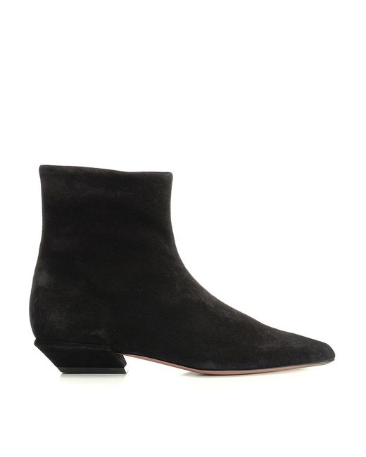 Paris Texas Black Ankle Boots