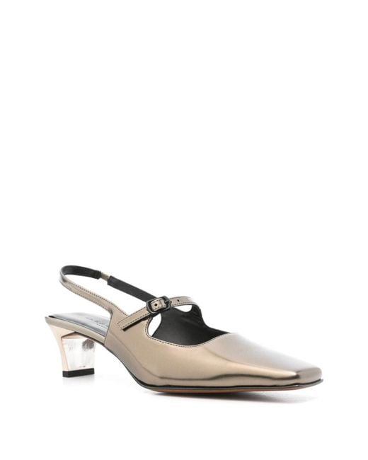 Robert Clergerie Natural Suzie Sling Back
