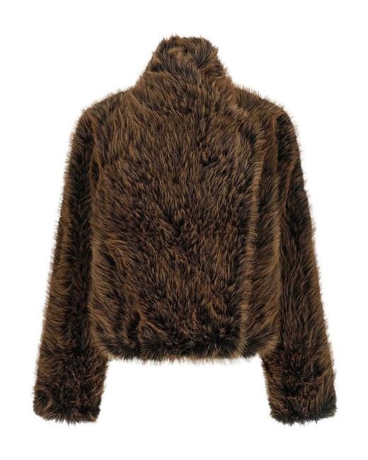 BB COUTURE Brown Eco-Fur Coat