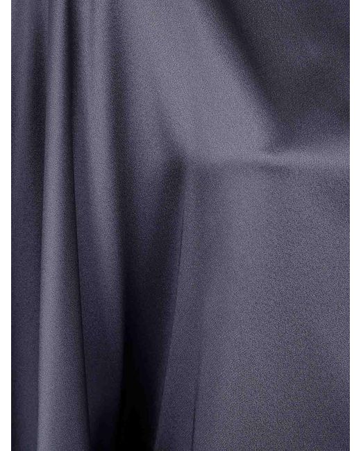 Lanvin Blue Caftan Top