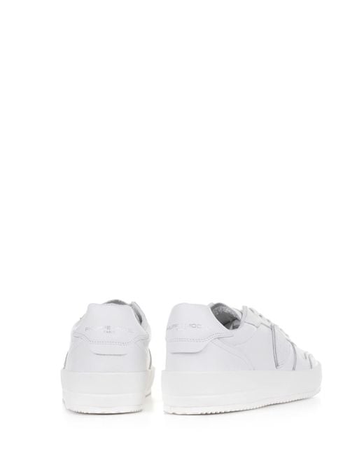 Philippe Model White Nice Low Sneakers For for men