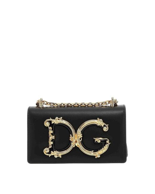 Dolce & Gabbana Black Dg Smartphone Holder