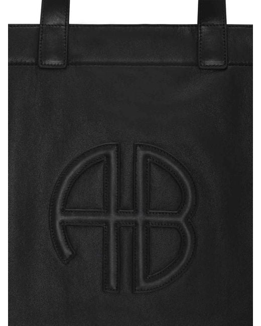 Anine Bing Black Large Tote Bag