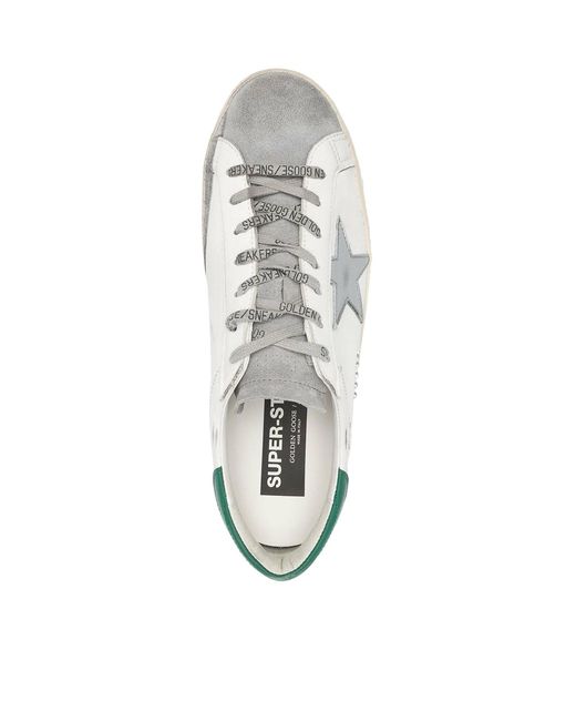 Golden Goose Deluxe Brand White Super-Star Sneakers for men