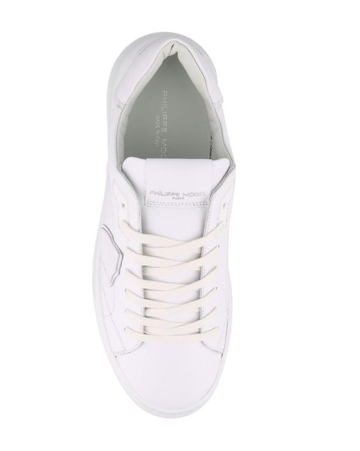 Philippe Model White Temple Sneakers for men
