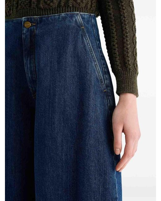 Jil Sander Blue Denim Cotton Jeans