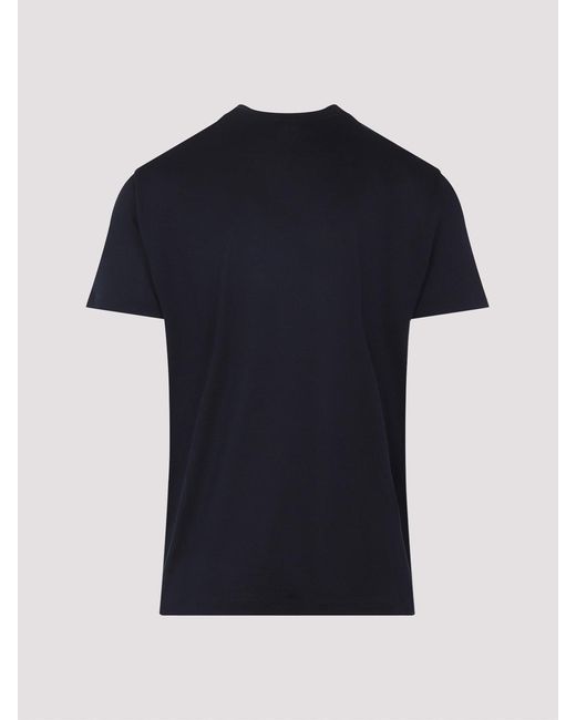 Giorgio Armani Black Silk T-Shirt for men