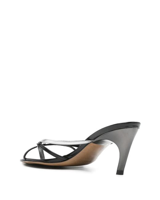 Coperni White Low Strap Sandals