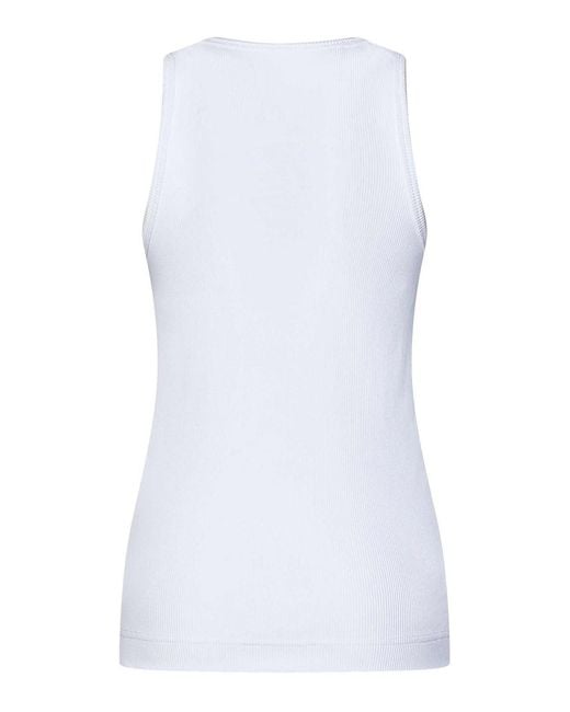 Givenchy White Cotton Tank Top