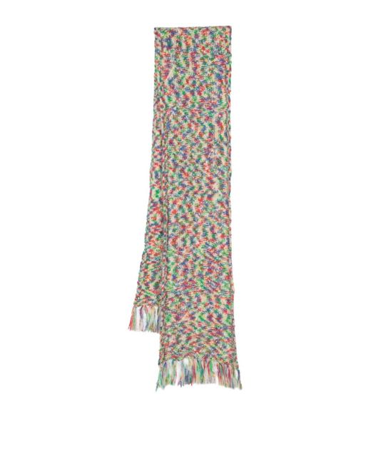 A.P.C. White Jolly Wool Scarf for men