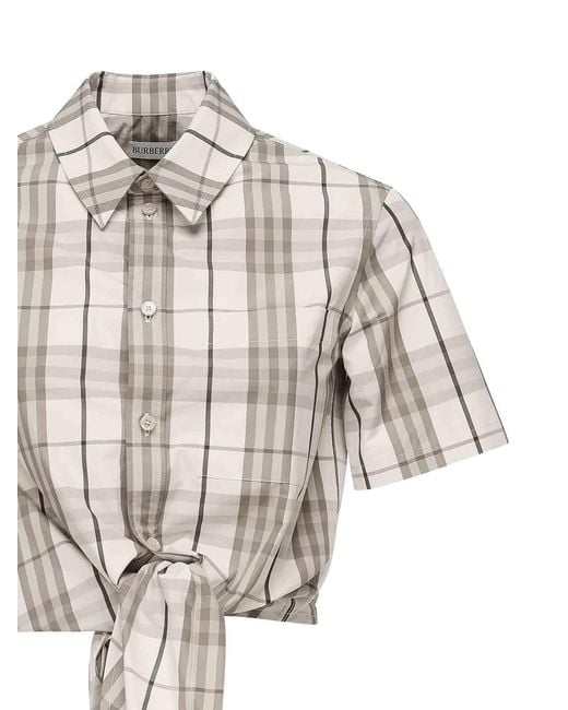 Burberry White Shirts Cotton