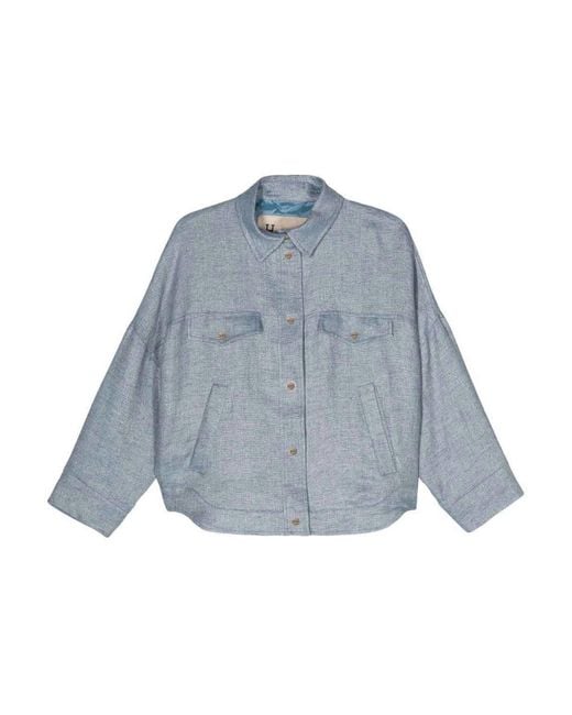 Herno Blue Pocket Detail Jacket