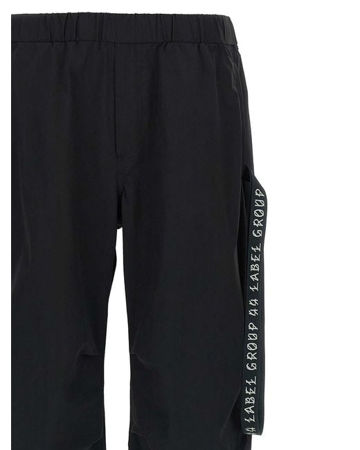 44 Label Group Blue Id Drawsting Pants for men