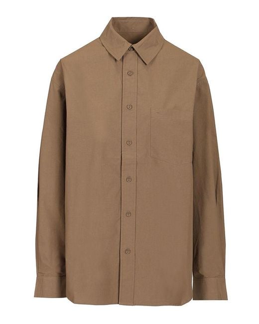 Matteau Brown Relaxed Shirt
